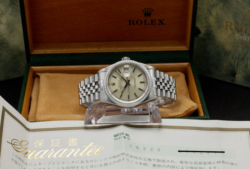 Rolex Datejust 16220 - 1996 - Rolex horloge - Rolex kopen - Rolex heren horloge - Trophies Watches