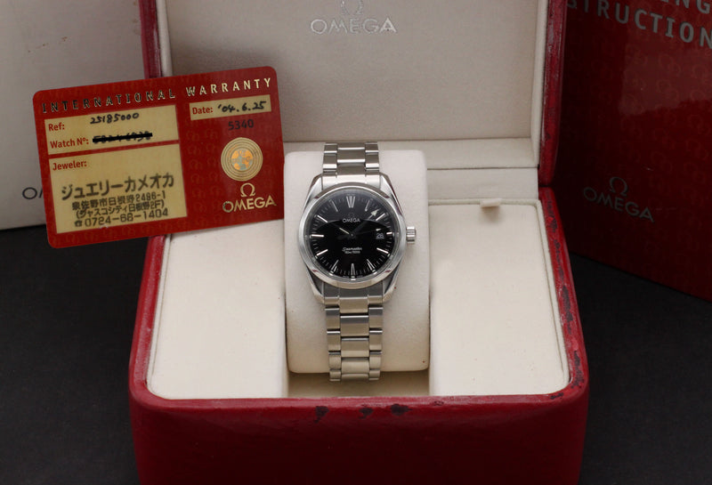 Omega Seamaster Aqua Terra 2518.50.00 - 2004 - Omega horloge - Omega kopen - Omega heren horloge - Trophies Watches