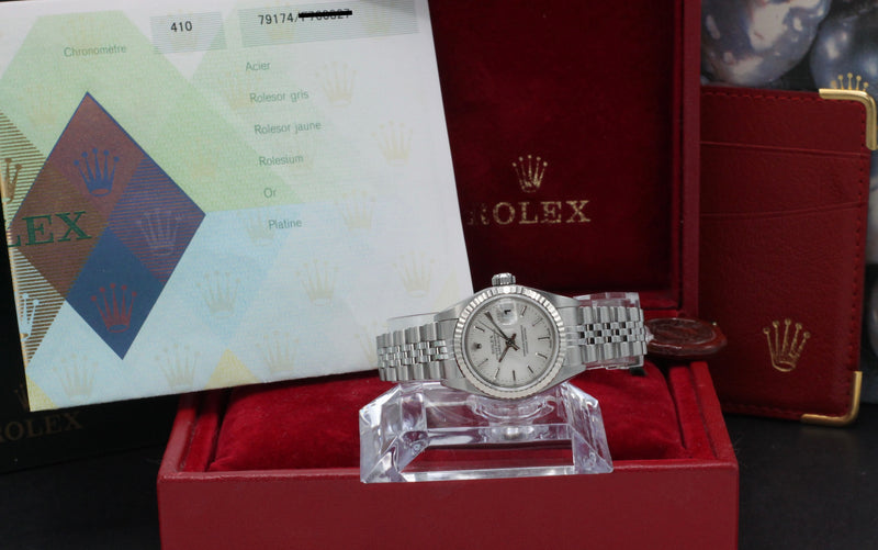 Rolex Oyster Perpetual Lady Datejust 79174 - 2005 - Rolex horloge - Rolex kopen - Rolex dames horloge - Trophies Watches