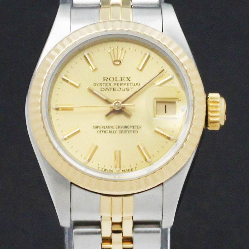 Rolex Lady-Datejust 69173 - 1987 - Rolex horloge - Rolex kopen - Rolex dames horloge - Trophies Watches