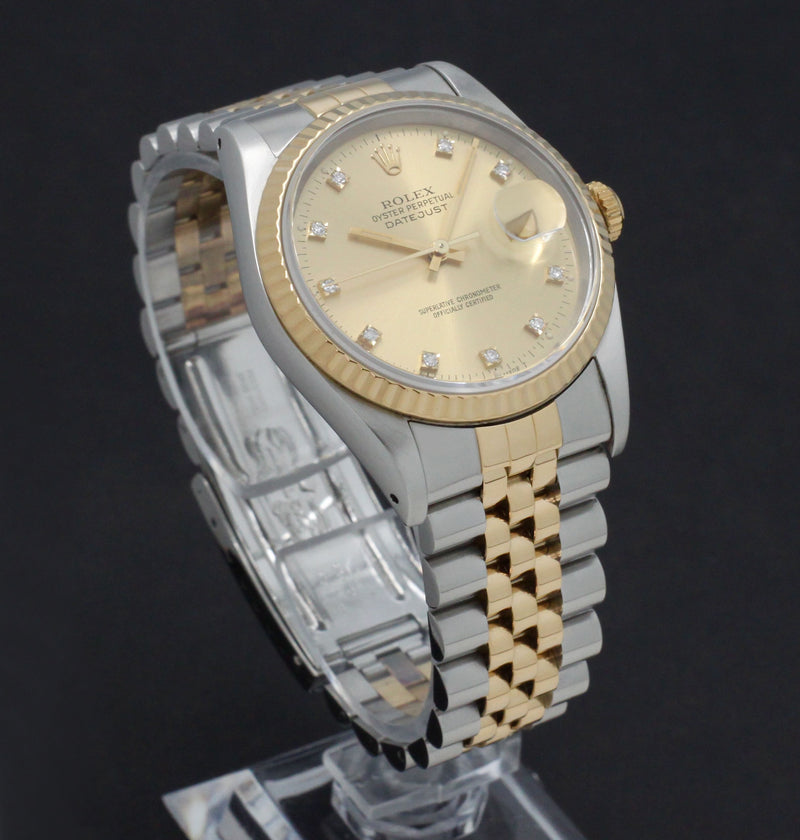 Rolex Datejust 16233G - 1991 - Rolex horloge - Rolex kopen - Rolex heren horloge - Trophies Watches
