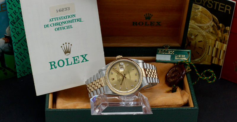 Rolex Datejust 16233G - 1991 - Rolex horloge - Rolex kopen - Rolex heren horloge - Trophies Watches