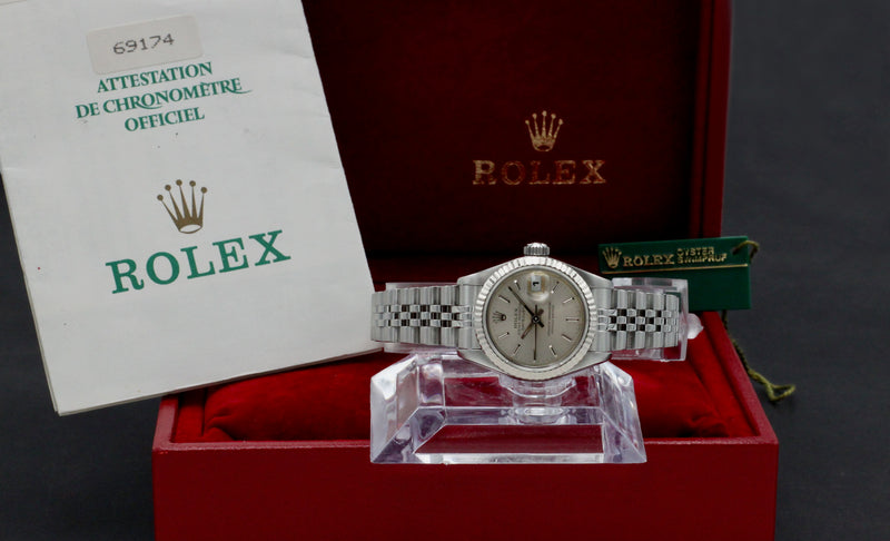 Rolex Oyster Perpetual Lady Datejust 69174 - 1993 - Rolex horloge - Rolex kopen - Rolex dames horloge - Trophies Watches