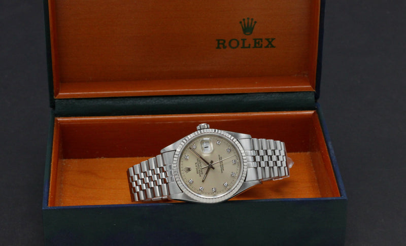 Rolex Datejust 16234G - 1993 - Rolex horloge - Rolex kopen - Rolex heren horloge - Trophies Watches