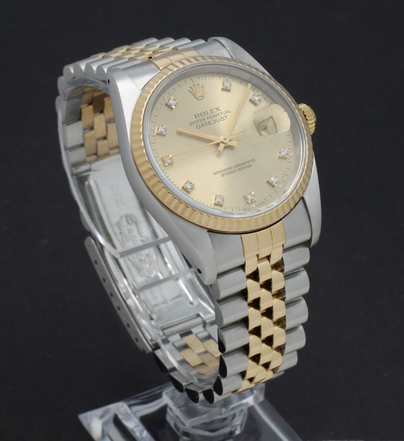 Rolex Datejust 16233G - 1988 - Rolex horloge - Rolex kopen - Rolex heren horloge - Trophies Watches