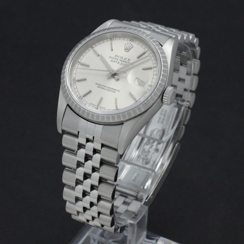 Rolex Datejust 16220 - 2001 - Rolex horloge - Rolex kopen - Rolex heren horloge - Trophies Watches