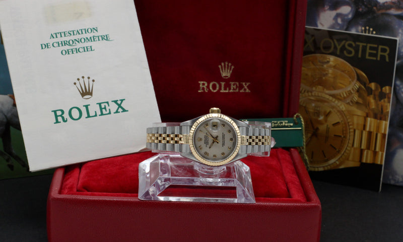 Rolex Lady-Datejust 69173 - 1993 - Rolex horloge - Rolex kopen - Rolex dames horloge - Trophies Watches