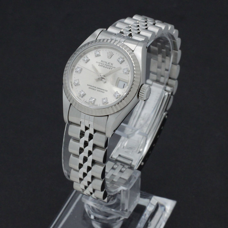 Rolex Oyster Perpetual Lady Datejust 69174G - 1989 - Rolex horloge - Rolex kopen - Rolex dames horloge - Trophies Watches