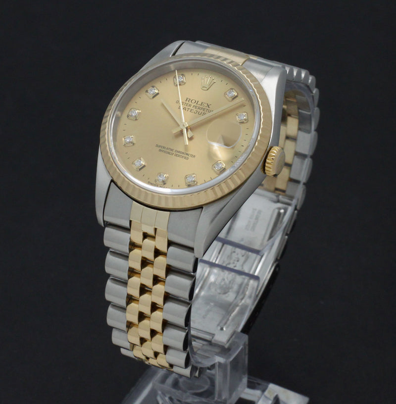 Rolex Datejust 16233G - 2002 - Rolex horloge - Rolex kopen - Rolex heren horloge - Trophies Watches