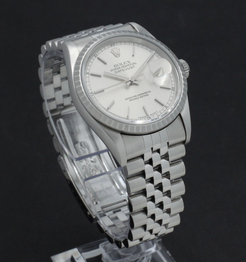 Rolex Datejust 16220 - 1997 - Rolex horloge - Rolex kopen - Rolex heren horloge - Trophies Watches