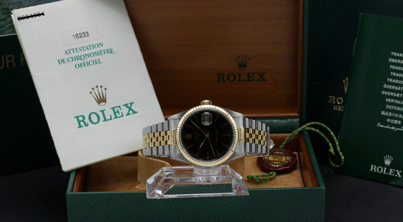 Rolex Datejust 16233 - 2002 - Rolex horloge - Rolex kopen - Rolex heren horloge - Trophies Watches