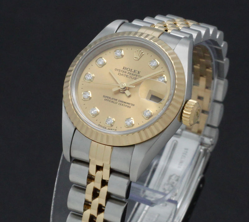 Rolex Lady-Datejust 69173G - 1998 - Rolex horloge - Rolex kopen - Rolex dames horloge - Trophies Watches