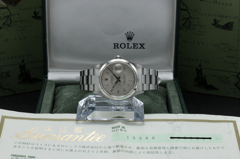 Rolex Oyster Perpetual Date 15200 - 2002 - Rolex horloge - Rolex kopen - Rolex heren horloge - Trophies Watches