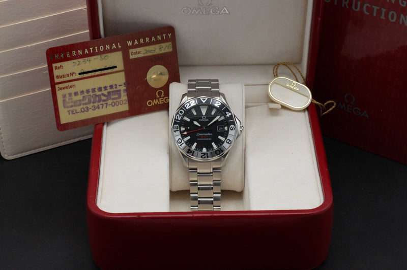 Omega Seamaster 2234.50 GMT 300M - 2003 - Omega horloge - Omega kopen - Omega heren horloge - Trophies Watches