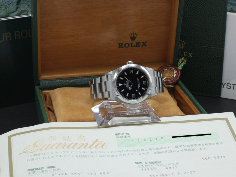 Rolex Explorer 114270 - 2001 - Rolex horloge - Rolex kopen - Rolex heren horloge - Trophies Watches