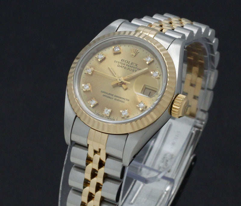 Rolex Lady-Datejust 69173G - 1992 - Rolex horloge - Rolex kopen - Rolex dames horloge - Trophies Watches