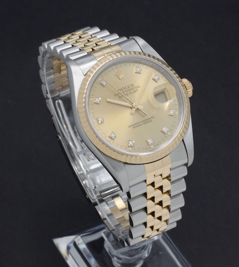 Rolex Datejust 16233G - 1994 - Rolex horloge - Rolex kopen - Rolex heren horloge - Trophies Watches