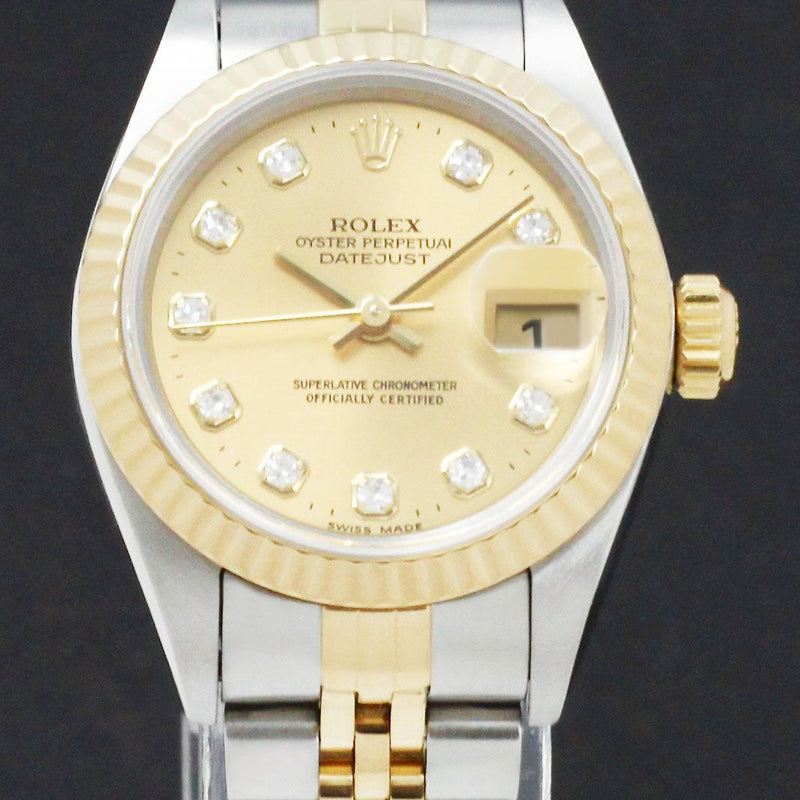 Rolex Lady-Datejust 69173G - 1998 - Rolex horloge - Rolex kopen - Rolex dames horloge - Trophies Watches