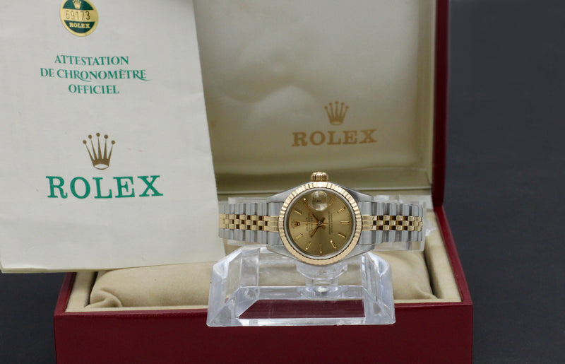 Rolex Lady-Datejust 69173 - 1986 - Rolex horloge - Rolex kopen - Rolex dames horloge - Trophies Watches