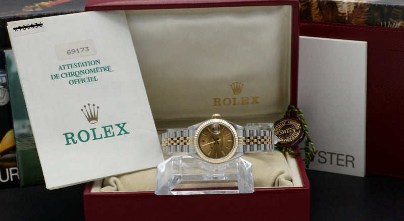 Rolex Lady-Datejust 69173 - 1993 - Rolex horloge - Rolex kopen - Rolex dames horloge - Trophies Watches