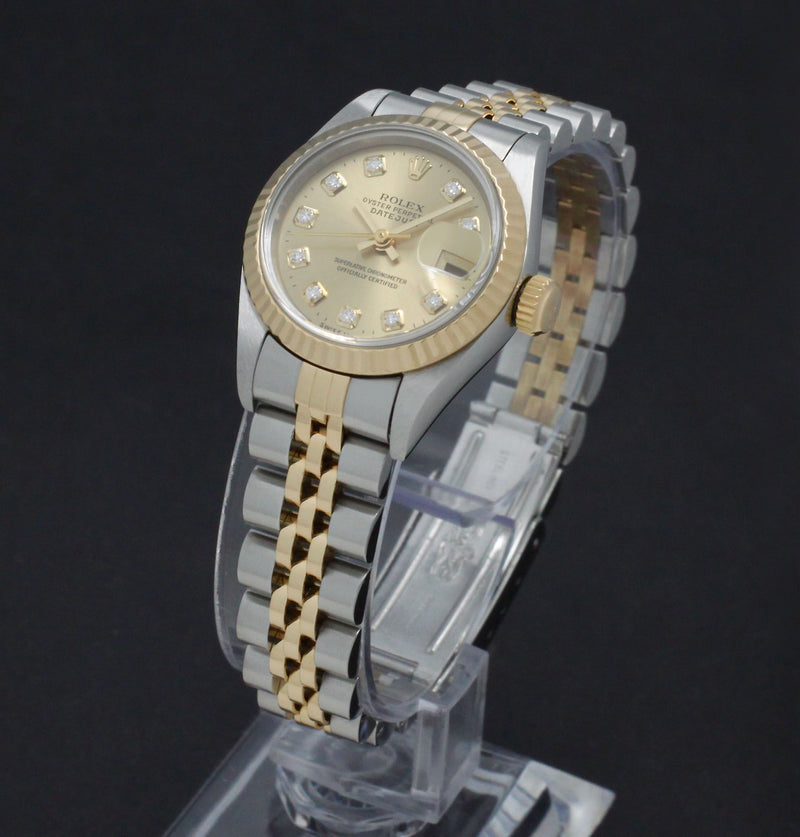 Rolex Lady-Datejust 69173G - 1996 - Rolex horloge - Rolex kopen - Rolex dames horloge - Trophies Watches