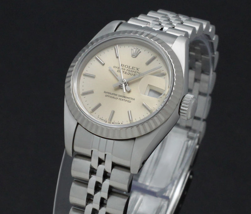 Rolex Oyster Perpetual Lady Datejust 69174 - 1991 - Rolex horloge - Rolex kopen - Rolex dames horloge - Trophies Watches