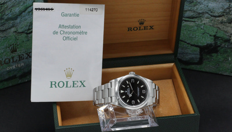 Rolex Explorer 114270 - 2003 - Rolex horloge - Rolex kopen - Rolex heren horloge - Trophies Watches