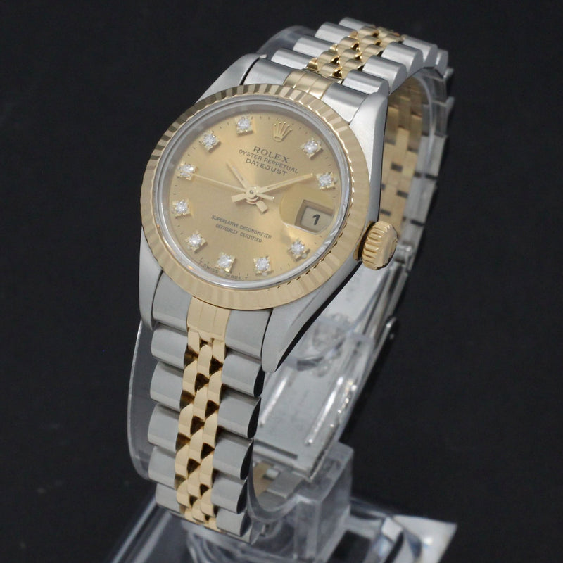 Rolex Lady-Datejust 69173G - 1995 - Rolex horloge - Rolex kopen - Rolex dames horloge - Trophies Watches