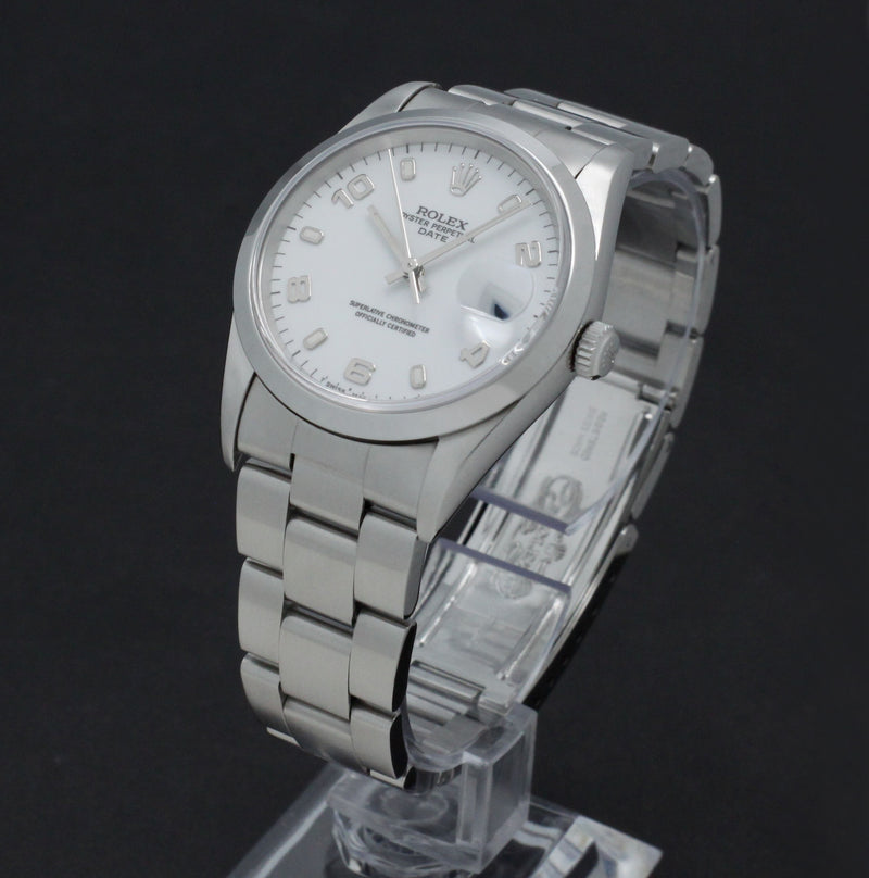 Rolex Oyster Perpetual Date 15200 - 1998 - Rolex horloge - Rolex kopen - Rolex heren horloge - Trophies Watches