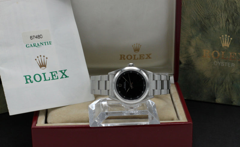 Rolex Oyster Perpetual 67480 - 1998 - Rolex horloge - Rolex kopen - Rolex dames horloge - Trophies Watches