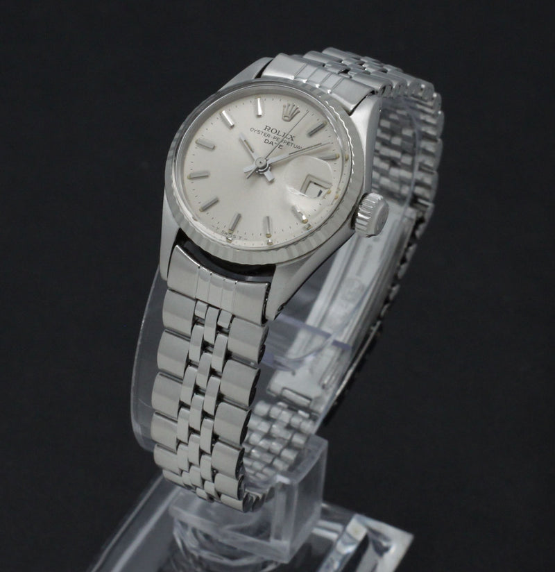 Rolex Oyster Perpetual Lady Date 6517 - 1968 - Rolex horloge - Rolex kopen - Rolex dames horloge - Trophies Watches