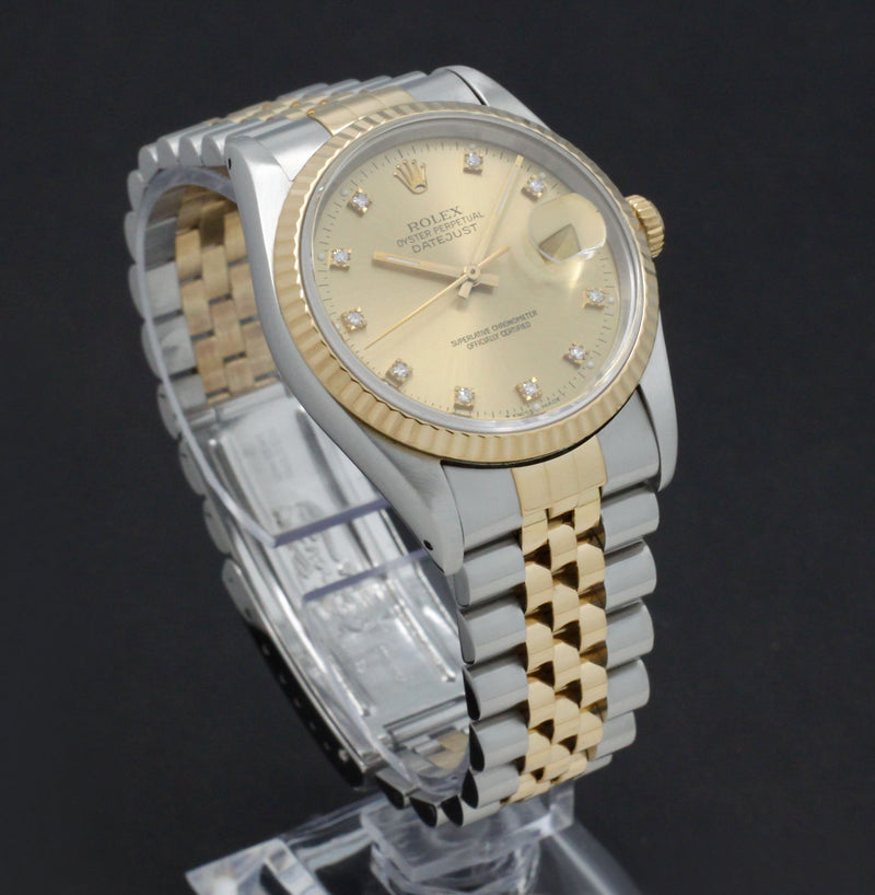 Rolex Datejust 16233G - 1990 - Rolex horloge - Rolex kopen - Rolex heren horloge - Trophies Watches