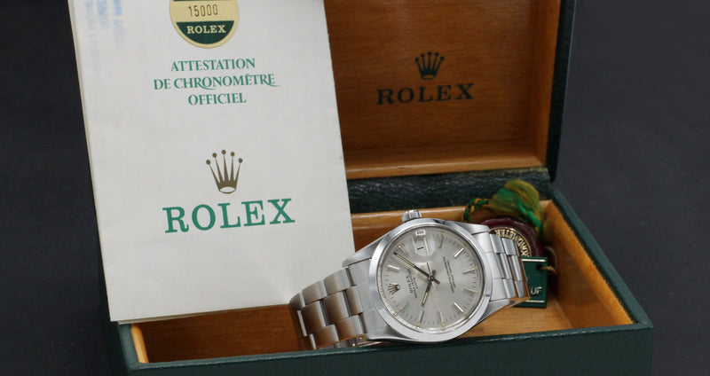 Rolex Oyster Perpetual Date 15000 - 1987 - Rolex horloge - Rolex kopen - Rolex heren horloge - Trophies Watches