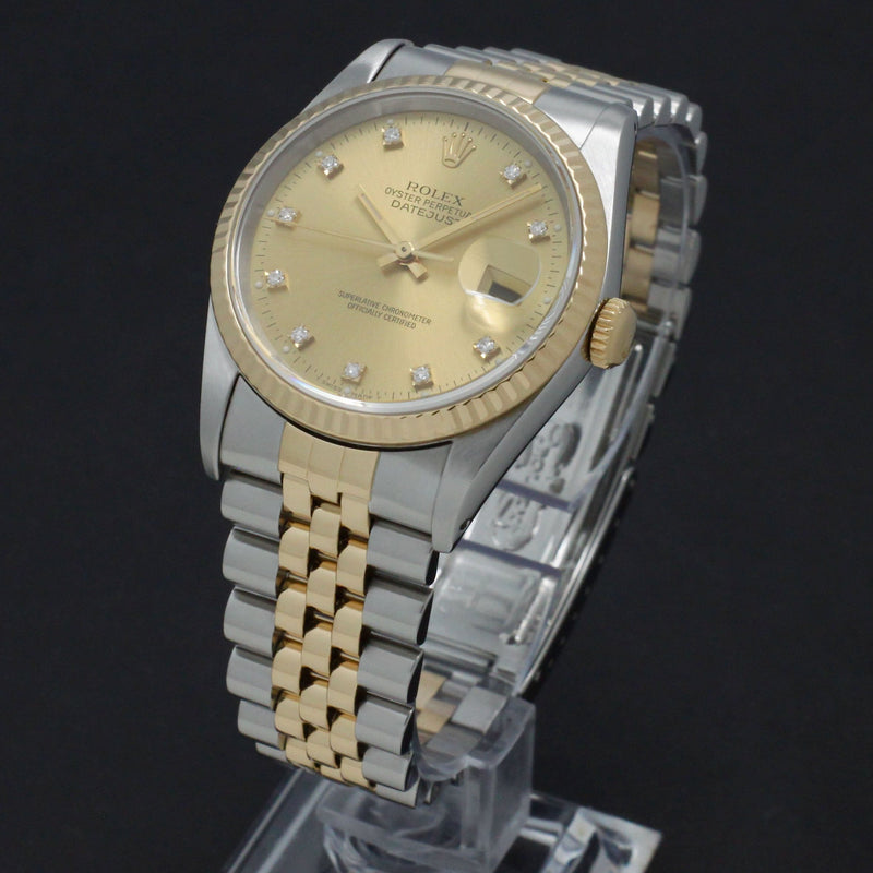 Rolex Datejust 16233G - 1991 - Rolex horloge - Rolex kopen - Rolex heren horloge - Trophies Watches