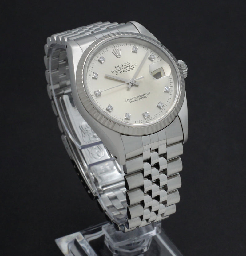 Rolex Datejust 16234G - 1991 - Rolex horloge - Rolex kopen - Rolex heren horloge - Trophies Watches