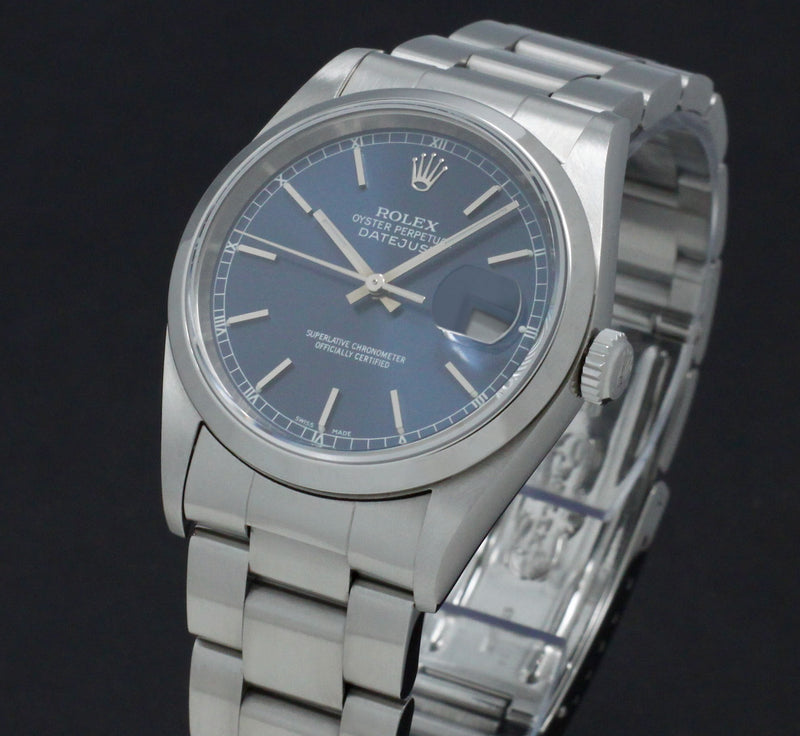 Rolex Datejust 16200 - 2001 - Rolex horloge - Rolex kopen - Rolex heren horloge - Trophies Watches