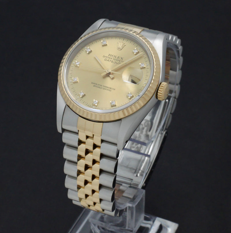 Rolex Datejust 16233G - 1991 - Rolex horloge - Rolex kopen - Rolex heren horloge - Trophies Watches