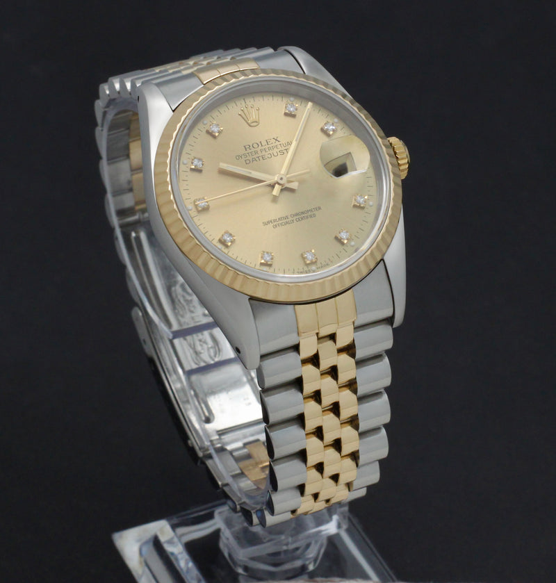 Rolex Datejust 16233G - 1994 - Rolex horloge - Rolex kopen - Rolex heren horloge - Trophies Watches