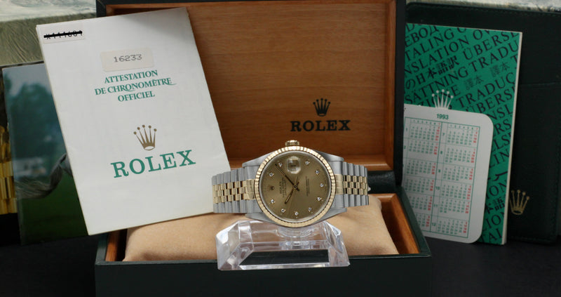 Rolex Datejust 16233G - 1993 - Rolex horloge - Rolex kopen - Rolex heren horloge - Trophies Watches