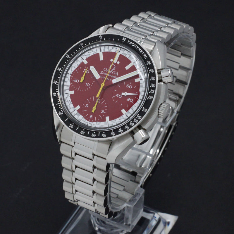 Omega Speedmaster Reduced Schumacher 3810.61.41 - 1998 - Omega horloge - Omega kopen - Omega heren horloge - Trophies Watche