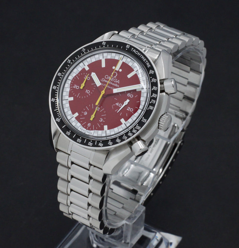 Omega Speedmaster Reduced Schumacher 3810.61.41 - 1998 - Omega horloge - Omega kopen - Omega heren horloge - Trophies Watche