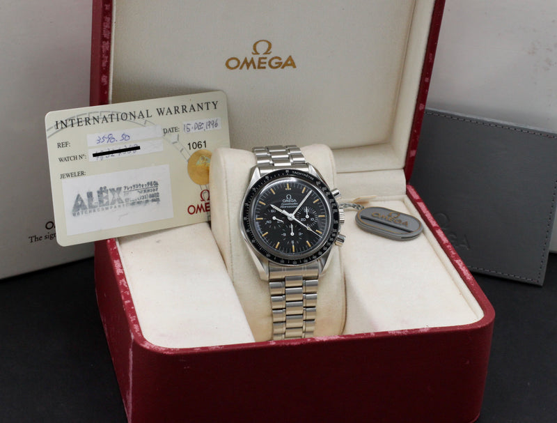 Omega Speedmaster 3590.50.00 - 1996 - Omega horloge - Omega kopen - Omega heren horloges - Trophies Watches