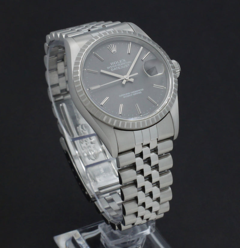 Rolex Datejust 16220 - 1995 - Rolex horloge - Rolex kopen - Rolex heren horloge - Trophies Watches