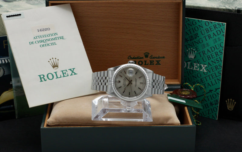 Rolex Datejust 16220 - 1989 - Rolex horloge - Rolex kopen - Rolex heren horloge - Trophies Watches