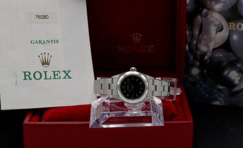 Rolex Oyster Perpetual 76080 - 2000 - Rolex horloge - Rolex kopen - Rolex dames horloge - Trophies Watches