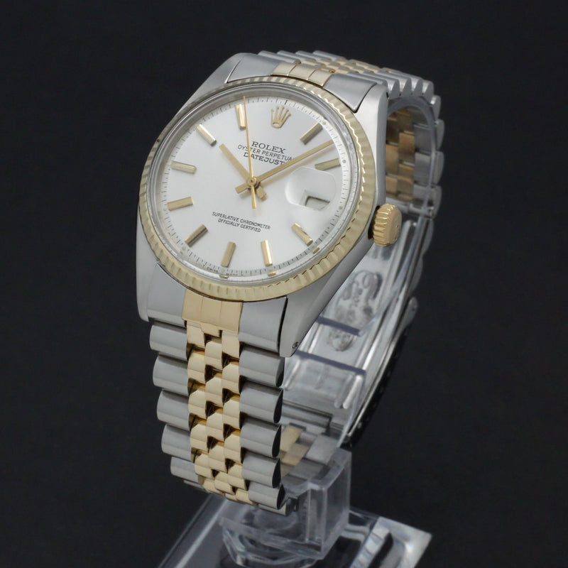 Rolex Datejust 1601 - 1974 - goud/staal - two/tone - Rolex horloge - Rolex kopen - Rolex heren horloge - Trophies Watches