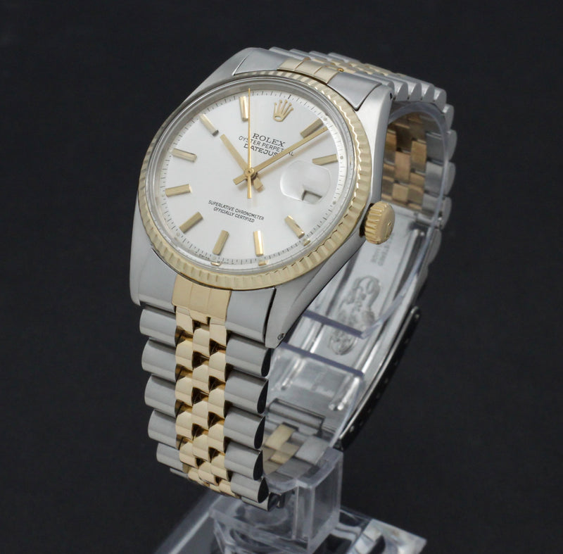 Rolex Datejust 1601 - 1974 - goud/staal - two/tone - Rolex horloge - Rolex kopen - Rolex heren horloge - Trophies Watches