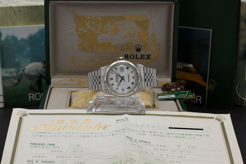 Rolex Datejust 16014 - 1988 - Rolex horloge - Rolex kopen - Rolex heren horloge - Trophies Watches