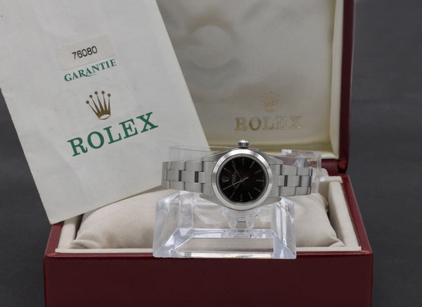 Rolex Oyster Perpetual 76080 - 2000 - Rolex horloge - Rolex kopen - Rolex dames horloge - Trophies Watches