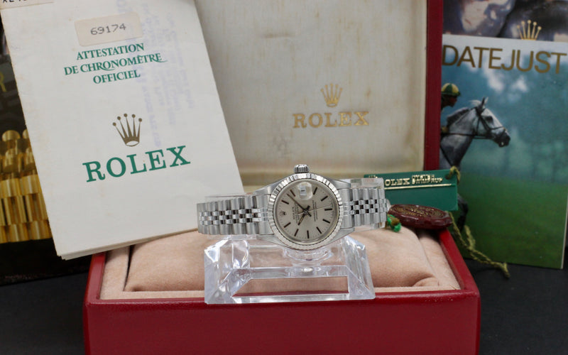 Rolex Oyster Perpetual Lady Datejust 69174 - 1994 - Rolex horloge - Rolex kopen - Rolex dames horloge - Trophies Watches